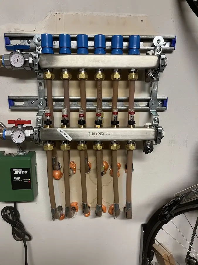 Plumber performing Leak Detection at a residential property in Woodstock